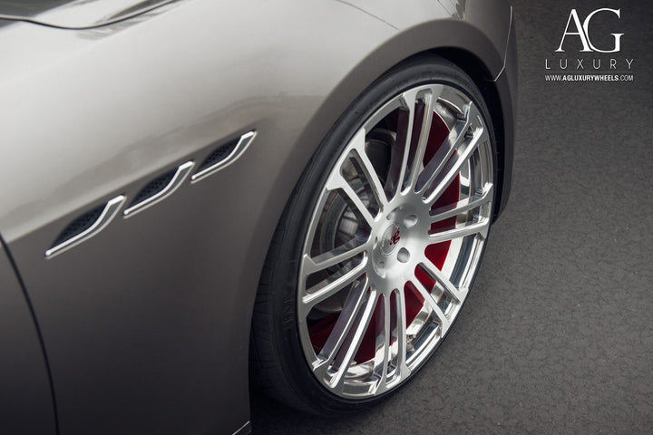 Maserati Ghibli on custom forged wheels