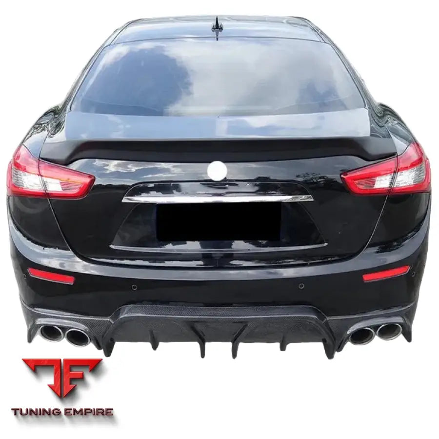 MASERATI GHIBLI CARBON FIBER REAR BUMPER DIFFUSER