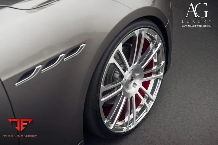 Maserati Ghibli on custom forged wheels