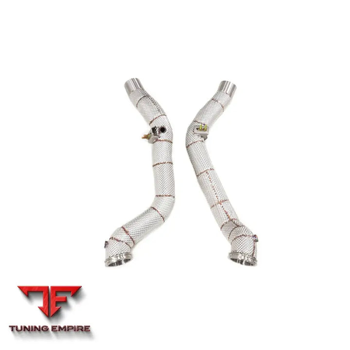 MASERATI GHIBLI SQ4 3.0T STAINLESS STEEL RAZOR EXHAUST DOWNPIPE WITH HEAT SHIELD