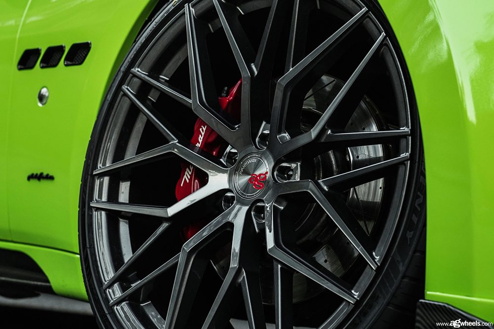 MASERATI GRANTURISMO S on custom forged wheels