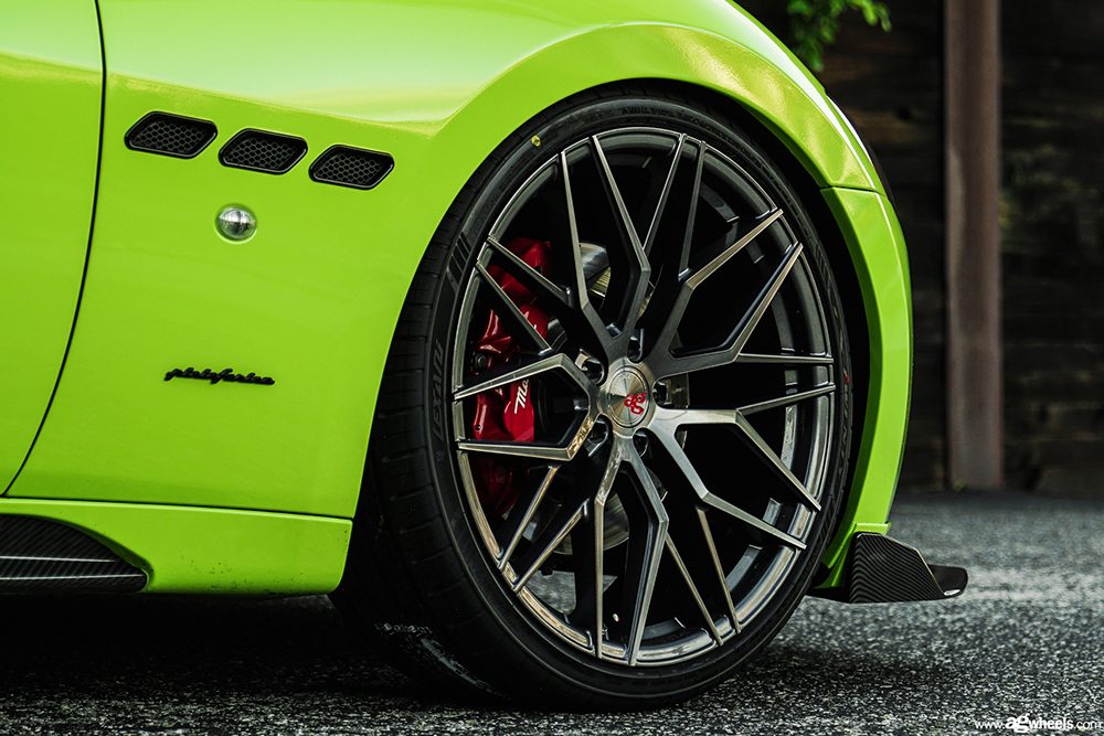 MASERATI GRANTURISMO S on custom forged wheels