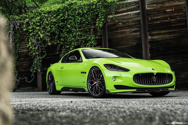 MASERATI GRANTURISMO S on custom forged wheels