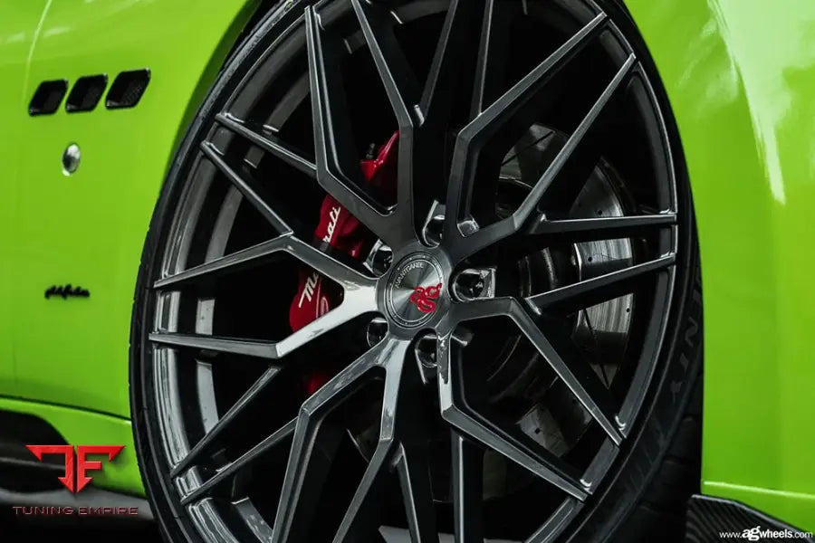MASERATI GRANTURISMO S on custom forged wheels