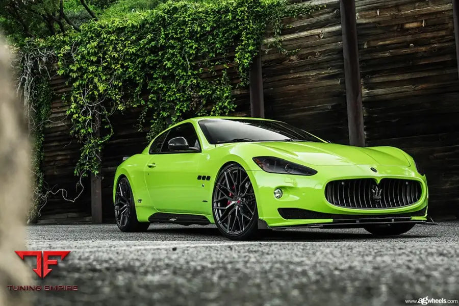 MASERATI GRANTURISMO S on custom forged wheels