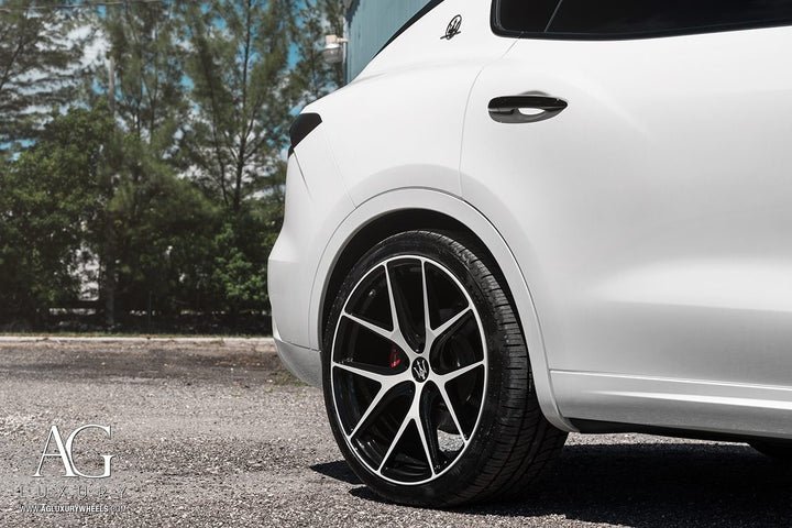 Maserati Levante on custom forged wheels