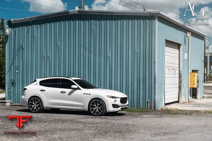 Maserati Levante on custom forged wheels
