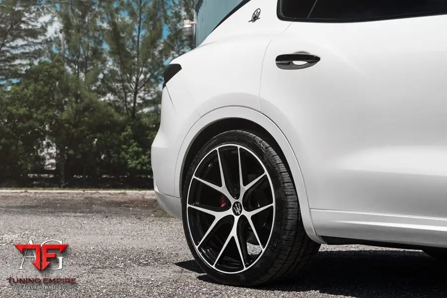 Maserati Levante on custom forged wheels