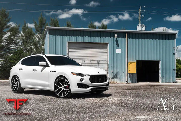 Maserati Levante on custom forged wheels