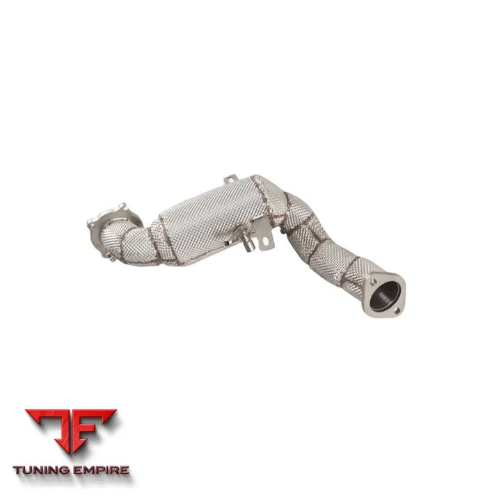 MASERATI LEVANTE/GHIBLI 2.0T STAINLESS STEEL RAZOR EXHAUST DOWNPIPE WITH HEAT SHIELD