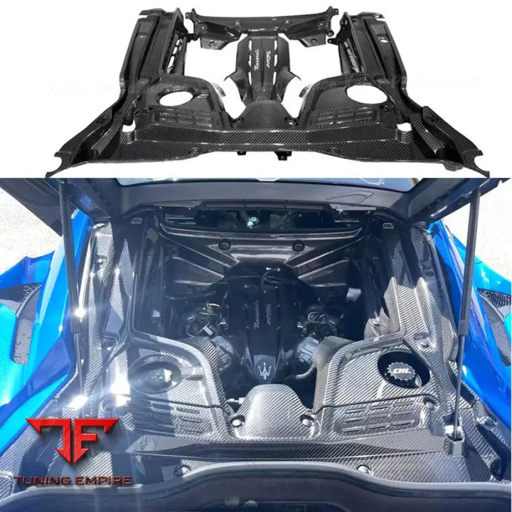 MASERATI MC20 CARBON FIBER ENGINE PANEL INTERIOR KIT