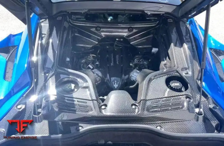 MASERATI MC20 CARBON FIBER ENGINE PANEL INTERIOR KIT