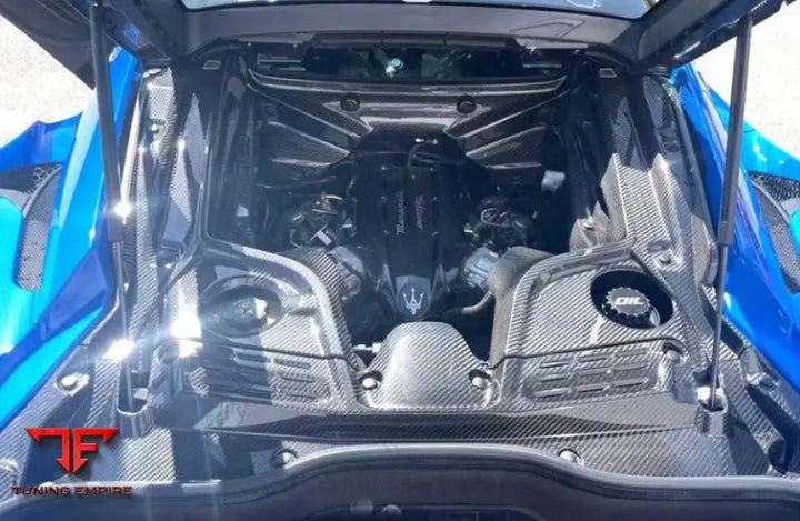 MASERATI MC20 CARBON FIBER ENGINE PANEL INTERIOR KIT