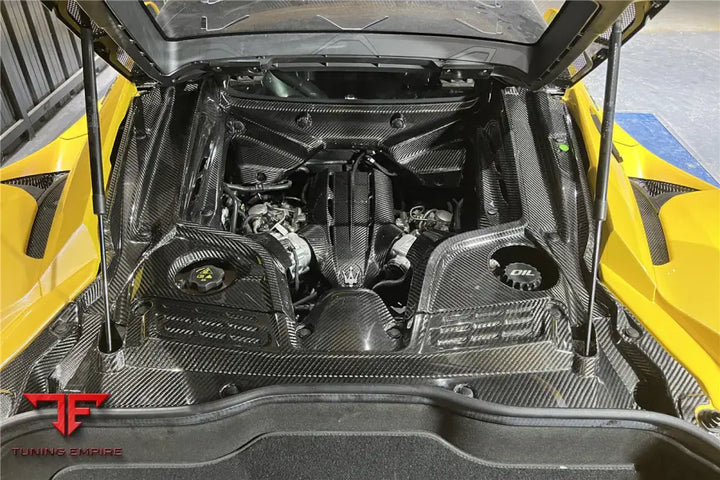 MASERATI MC20 DRY CARBON FIBER ENGINE BAY ROOM INTERIOR