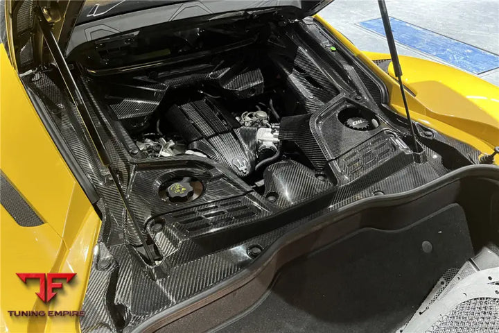 MASERATI MC20 DRY CARBON FIBER ENGINE BAY ROOM INTERIOR