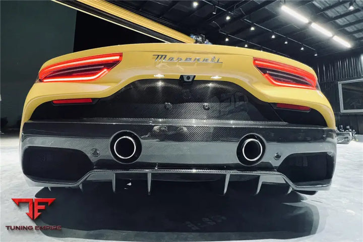 MASERATI MC20 OE DRY CARBON FIBER REAR LIP DIFFUSER