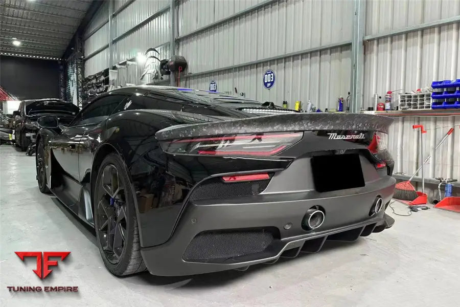 MASERATI MC20 SVD STYLE DRY CARBON FIBER REAR DUCKTAIL SPOILER