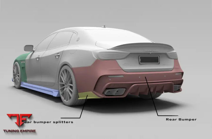 MASERATI QUATTROPORTE CARBON FIBER BODY KIT PARTS