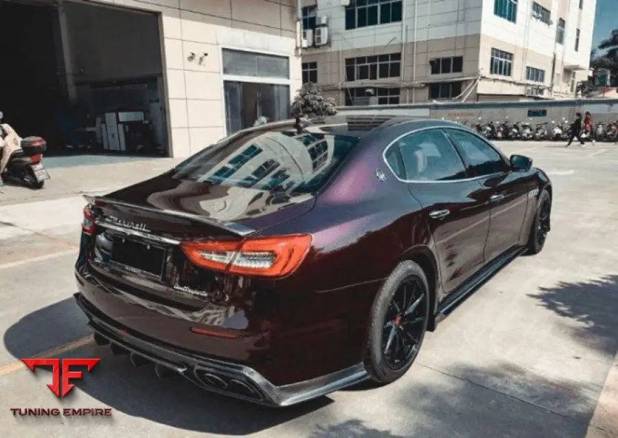 MASERATI QUATTROPORTE SEDAN CARBON FIBER REAR DUCK BILL TAIL SPOILER