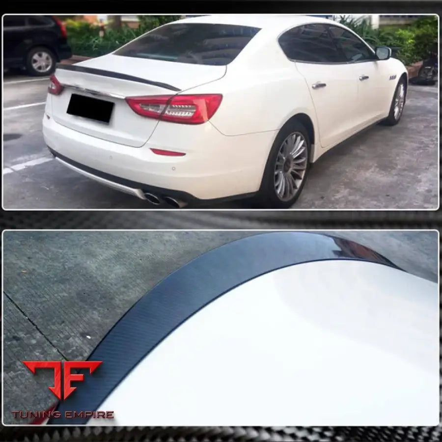 MASERATI QUATTROPORTE SEDAN CARBON FIBER REAR TRUNK SPOILER 2013-2019Y