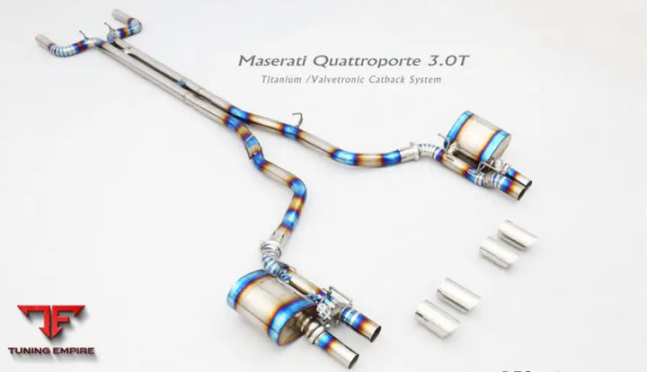 Maserati Quattroporte Titanium Valvetronic Catback Exhaust System