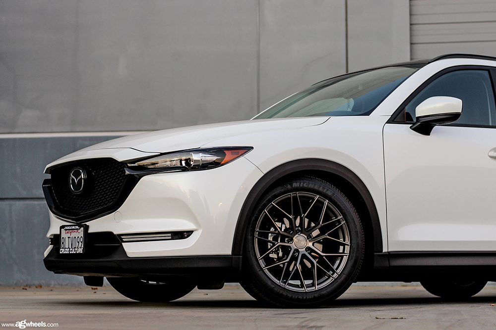 MAZDA CX-5 on custom forged wheels