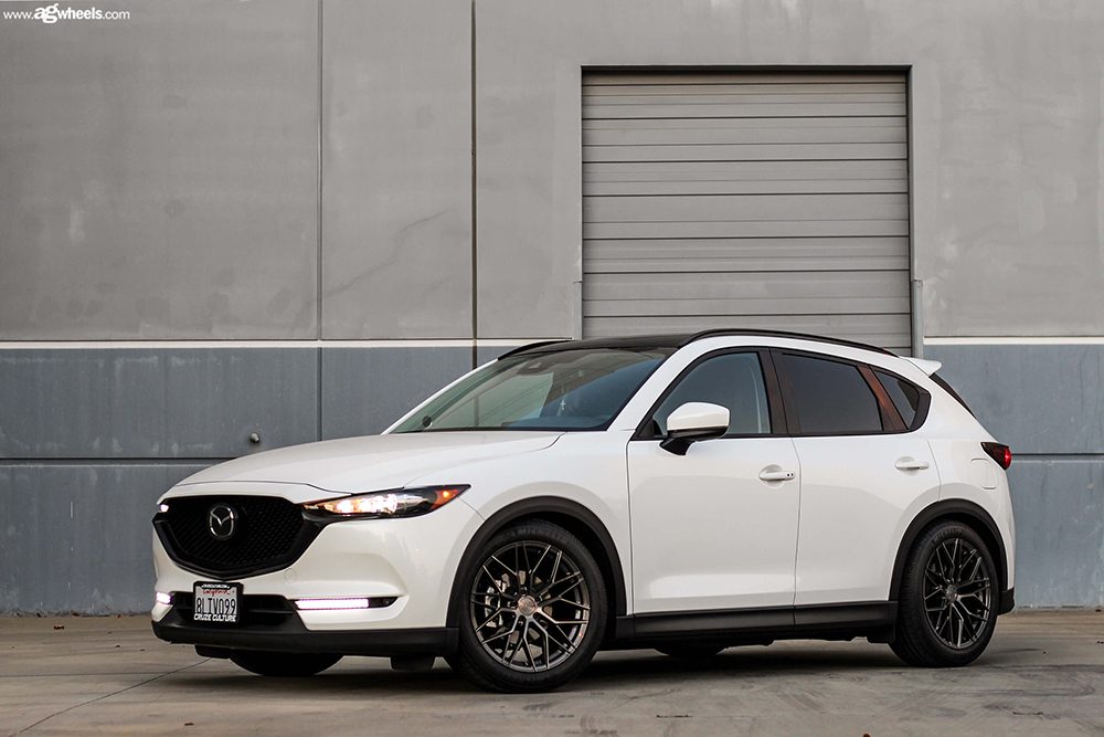 MAZDA CX-5 on custom forged wheels