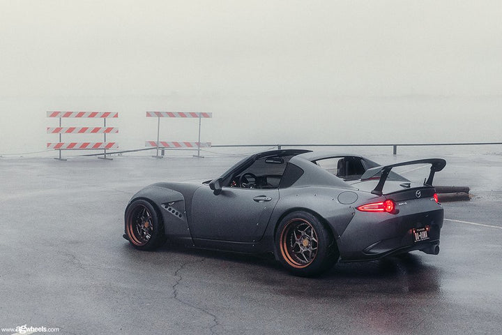MAZDA MX-5 MIATA on custom forged wheels