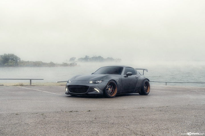 MAZDA MX-5 MIATA on custom forged wheels