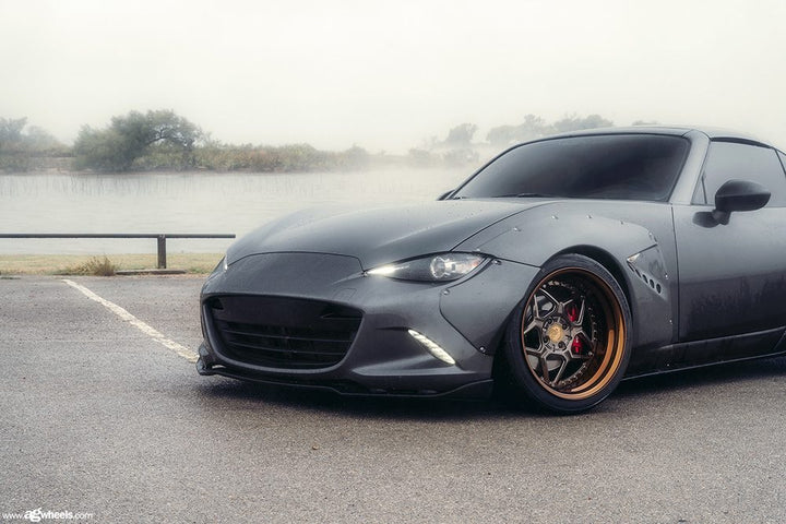 MAZDA MX-5 MIATA on custom forged wheels
