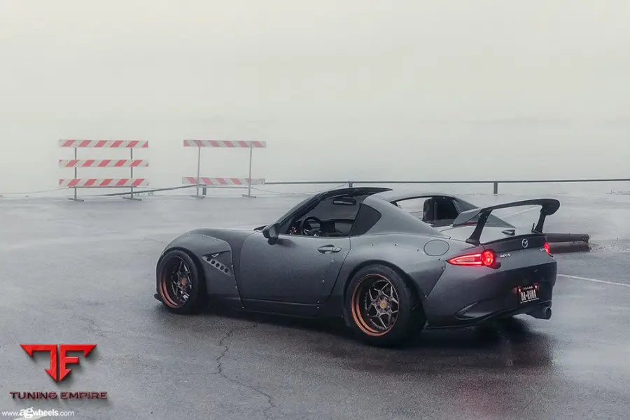 MAZDA MX-5 MIATA on custom forged wheels