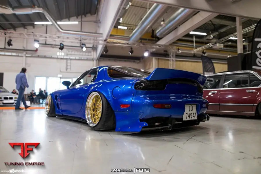 MAZDA RX-7 on custom forged wheels