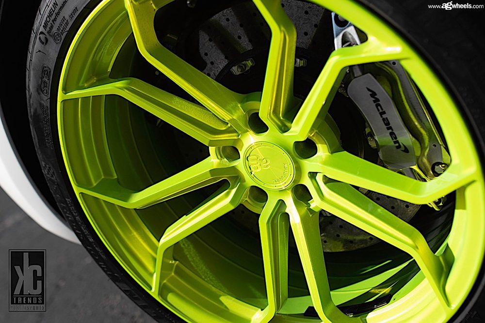 MCLAREN 12C SPIDER on custom forged wheels