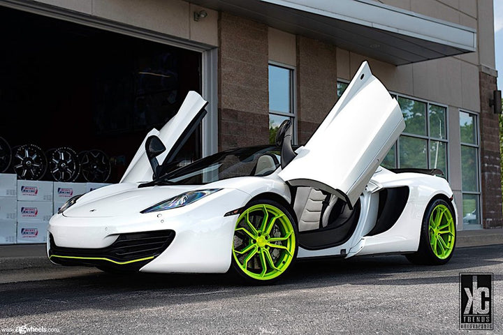 MCLAREN 12C SPIDER on custom forged wheels