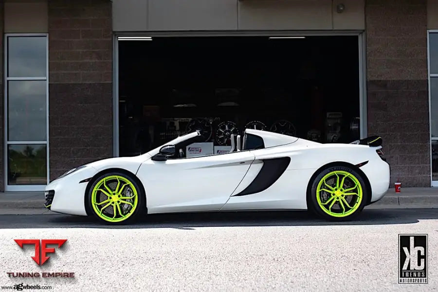MCLAREN 12C SPIDER on custom forged wheels