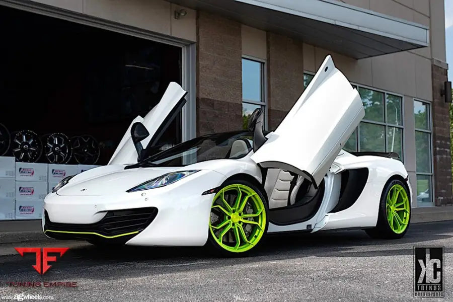 MCLAREN 12C SPIDER on custom forged wheels