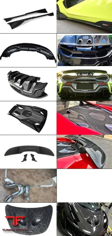 MCLAREN 540/570/600LT CARBON FIBER PARTS