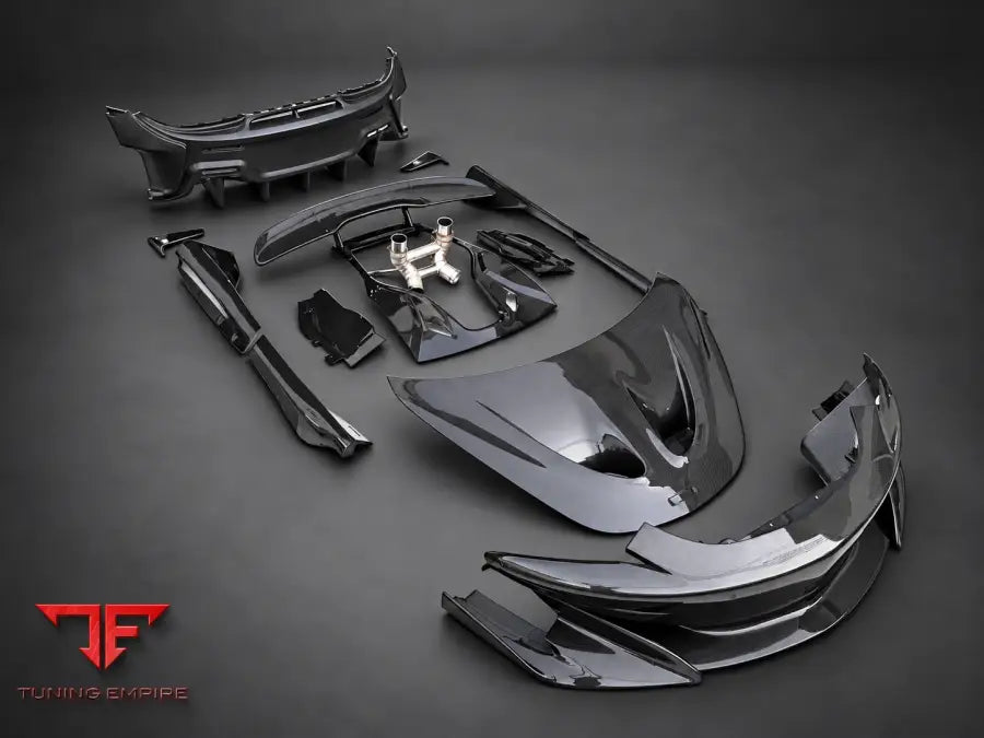 MCLAREN 540C 570S & 570GT 600LT-STYLE BODY KIT - DRY CARBON WITH P1 HOOD