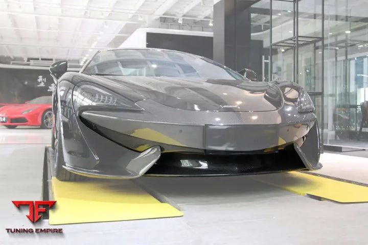 MCLAREN 540C/570S/570GT OEM STYLE CARBON FIBER FRONT BUMPER LIP BSD