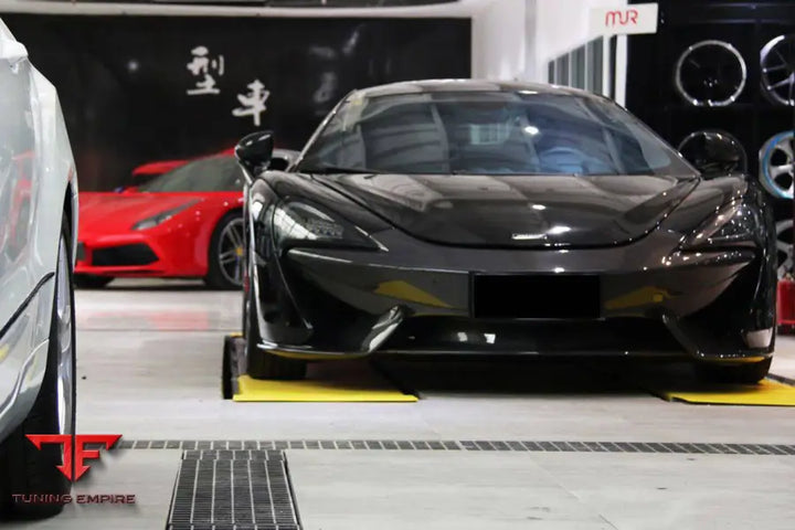MCLAREN 540C/570S/570GT OEM STYLE CARBON FIBER FRONT BUMPER LIP BSD