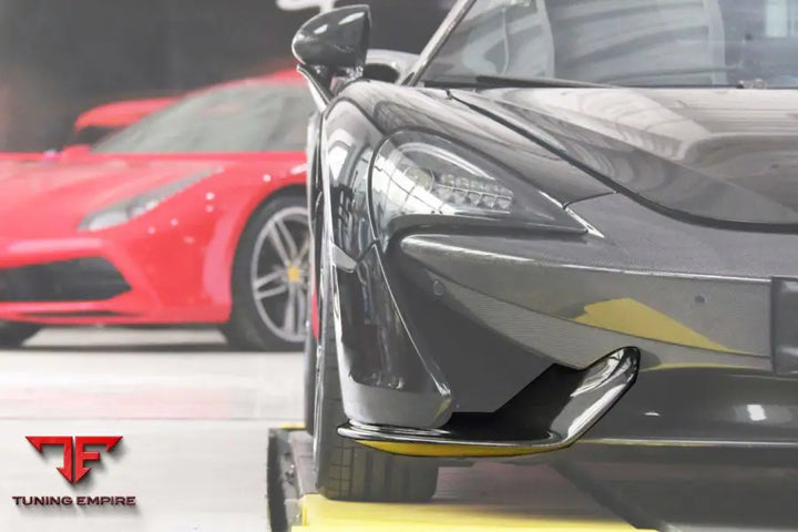 MCLAREN 540C/570S/570GT OEM STYLE CARBON FIBER FRONT LIP SIDE SPLITTER BSD