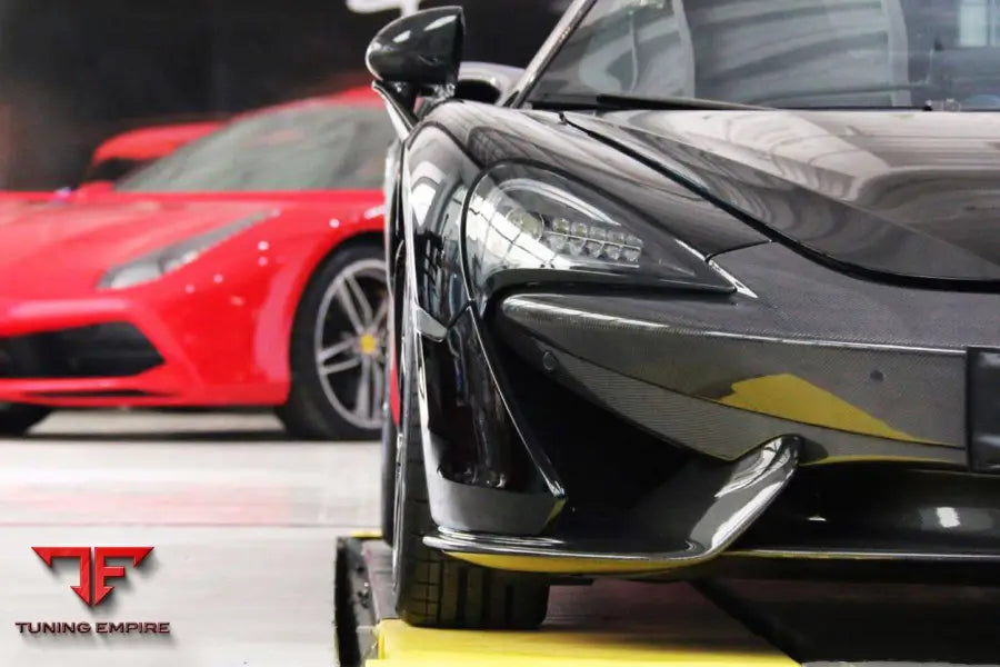 MCLAREN 540C/570S/570GT OEM STYLE CARBON FIBER FRONT LIP SIDE SPLITTER BSD