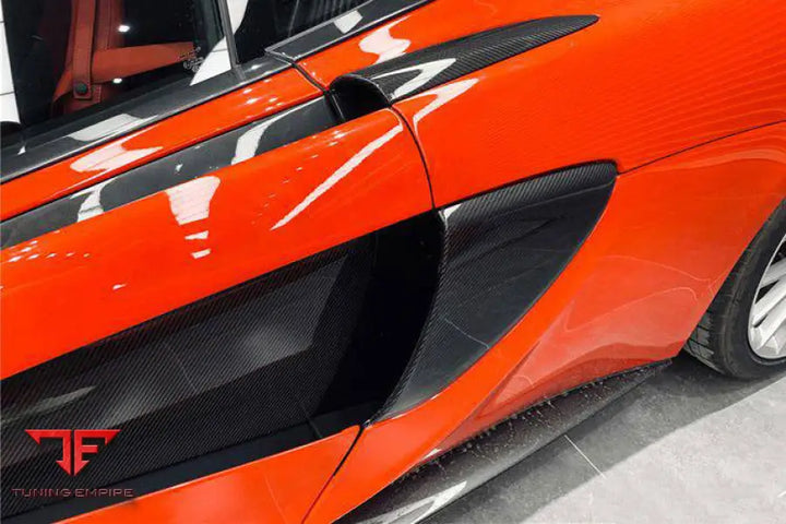 MCLAREN 540C/570S/570GT OEM STYLE CARBON FIBER QUARTER PANEL SIDE SCOOPS BSD