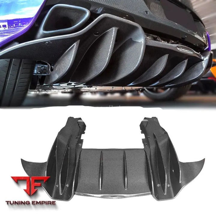 MCLAREN 540C 570S 570GT CARBON FIBER REAR BUMPER DIFFUSER