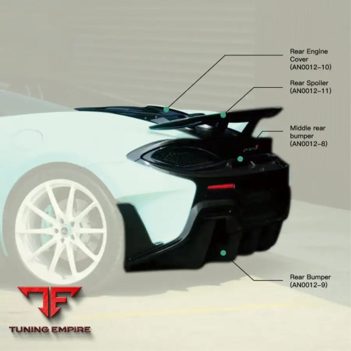 MCLAREN 540C/570S/570GT DYR CARBON FIBER PARTS