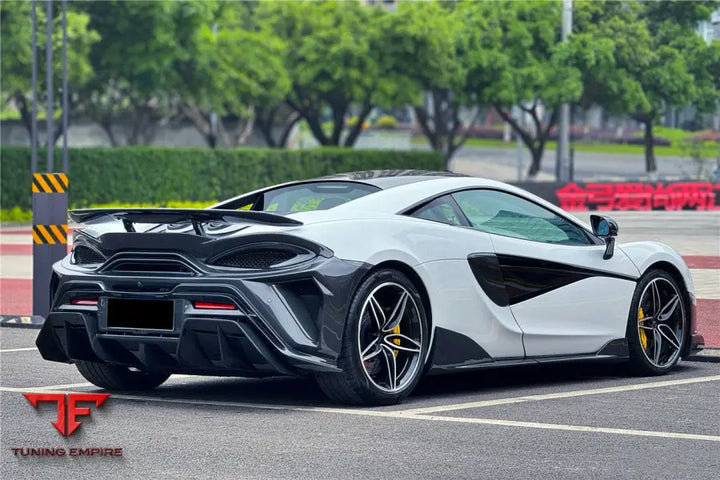 MCLAREN 540C & 570S BKSS STYLE REAR BUMPER AND WING AND ENGINE TRUNK AND EXHAUST BSD