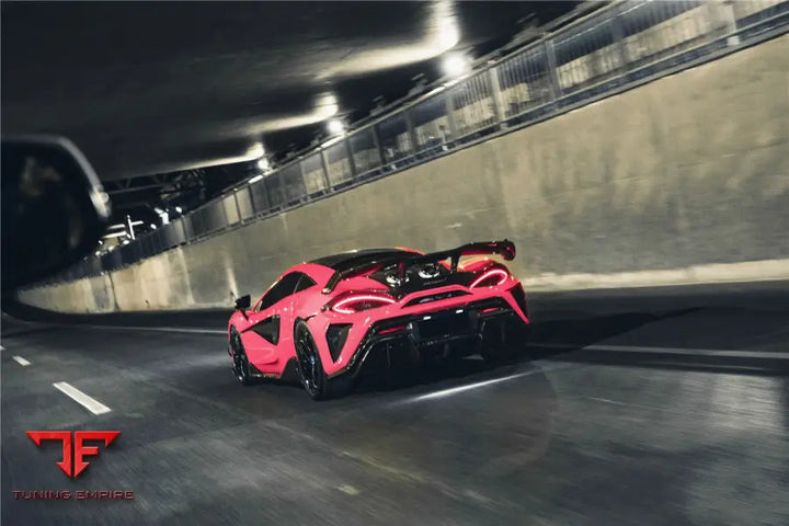 MCLAREN 540C & 570S BKSS STYLE REAR BUMPER AND WING AND ENGINE TRUNK AND EXHAUST BSD