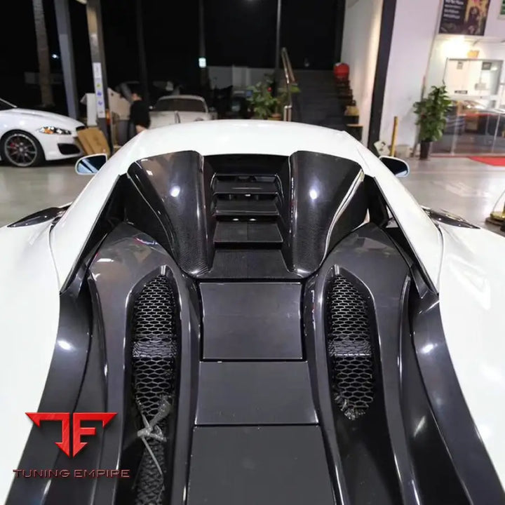 MCLAREN 540C 570S CARBON FIBER REAR AIR INTAKE ENGINE COVER