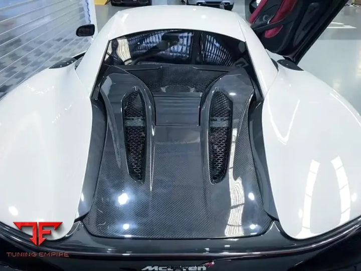 MCLAREN 540C/570S CARBON FIBER REAR TRUNK LID ENGINE HOOD COVER