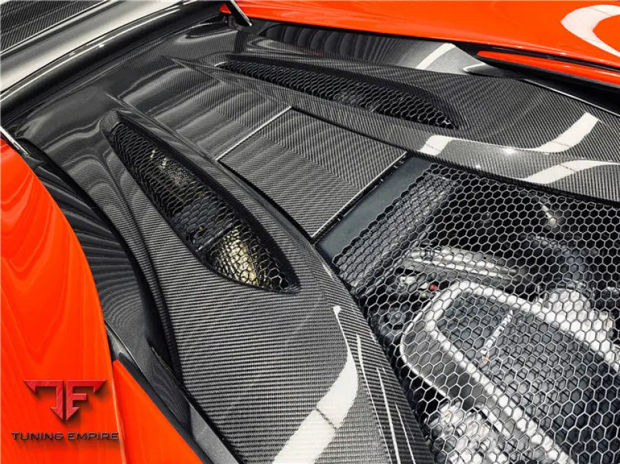 MCLAREN 540C / 570S COUPE AUTOCLAVE CARBON FIBER REAR ENGINE TRUNK REPLACEMENT BSD